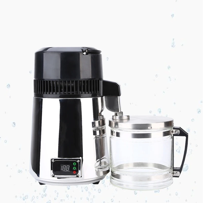 4L 750W Pure Water Filter Stainless Steel Water Distiller Household Kitchen Pump Distiller
4L 750W Pure Water Filter Stainless Steel Water Distiller Household Kitchen Pump Distiller