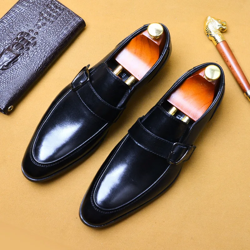 QYFCIOUFU Men Formal Business Genuine Leather Dress Office Shoes Men Comfortable Gentleman Shoes Buckle Wedding Shoes US 11.5
QYFCIOUFU Men Formal Business Genuine Leather Dress Office Shoes Men Comfortable Gentleman Shoes Buckle Wedding Shoes US 11.5