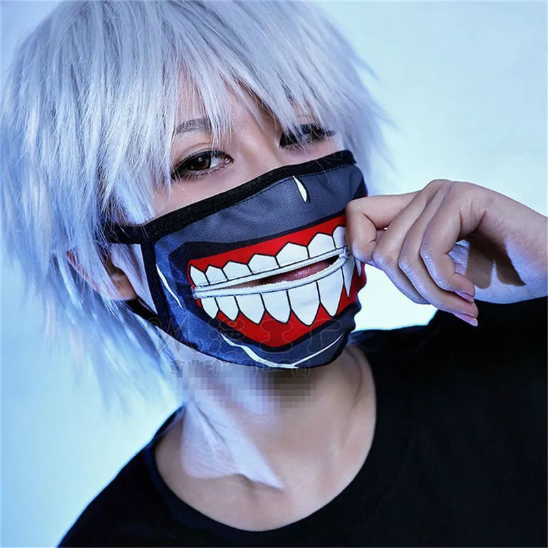 new Adults Halloween cosplay Kaneki Ken Face Masks Zipper Cycling Anti-Dust Anime Tokyo Ghoul Cosplay party Mask
new Adults Halloween cosplay Kaneki Ken Face Masks Zipper Cycling Anti-Dust Anime Tokyo Ghoul Cosplay party Mask