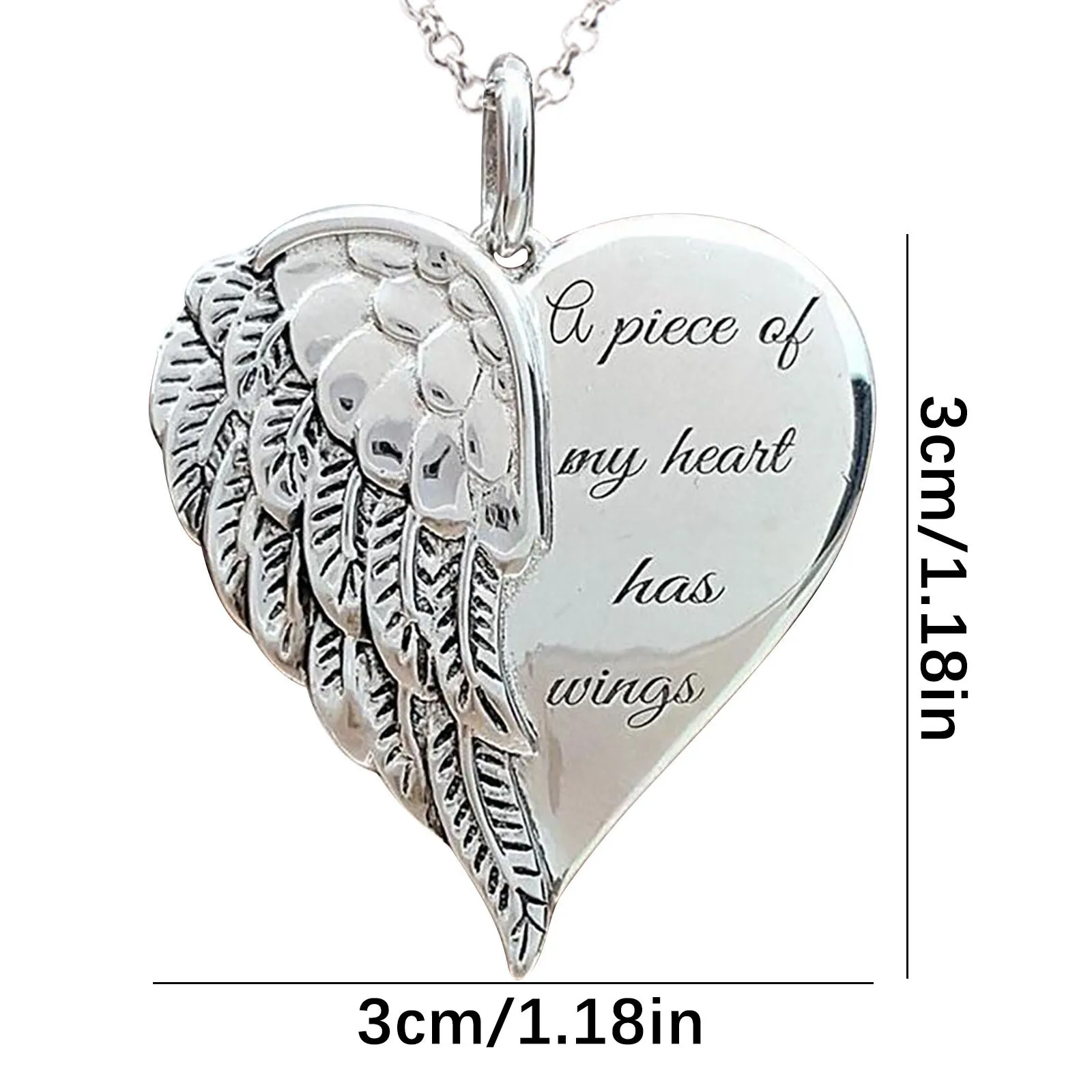 gold letter Lettering Angel wings Pendant Women's Vintage Angel wings Heart Necklace Unique Exquisite Valentine's Day Gift
gold letter Lettering Angel wings Pendant Women's Vintage Angel wings Heart Necklace Unique Exquisite Valentine's Day Gift