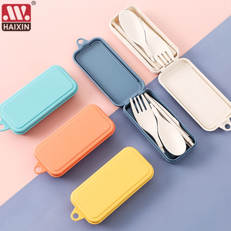 4pcs/set Travel Cutlery Portable Cutlery Box Japan Style Wheat Straw Knife Fork Spoon Student Dinnerware Sets Kitchen Tableware
4pcs/set Travel Cutlery Portable Cutlery Box Japan Style Wheat Straw Knife Fork Spoon Student Dinnerware Sets Kitchen Tableware