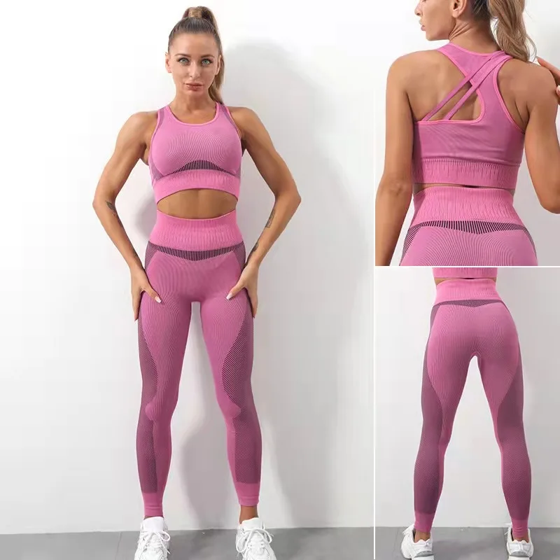 2021 New Yoga Sets For Women Quick-dry Tight Sports Running Fitness Suit Seamless Bra Trousers Yoga Suit Sexy Workout Clothes
2021 New Yoga Sets For Women Quick-dry Tight Sports Running Fitness Suit Seamless Bra Trousers Yoga Suit Sexy Workout Clothes