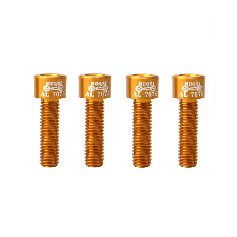 4Pcs Bicycle Handlebar Stem Screw Aluminum Alloy M5*17Mm Mountain Road Fixed Gear Stem Riser Bolts
4Pcs Bicycle Handlebar Stem Screw Aluminum Alloy M5*17Mm Mountain Road Fixed Gear Stem Riser Bolts