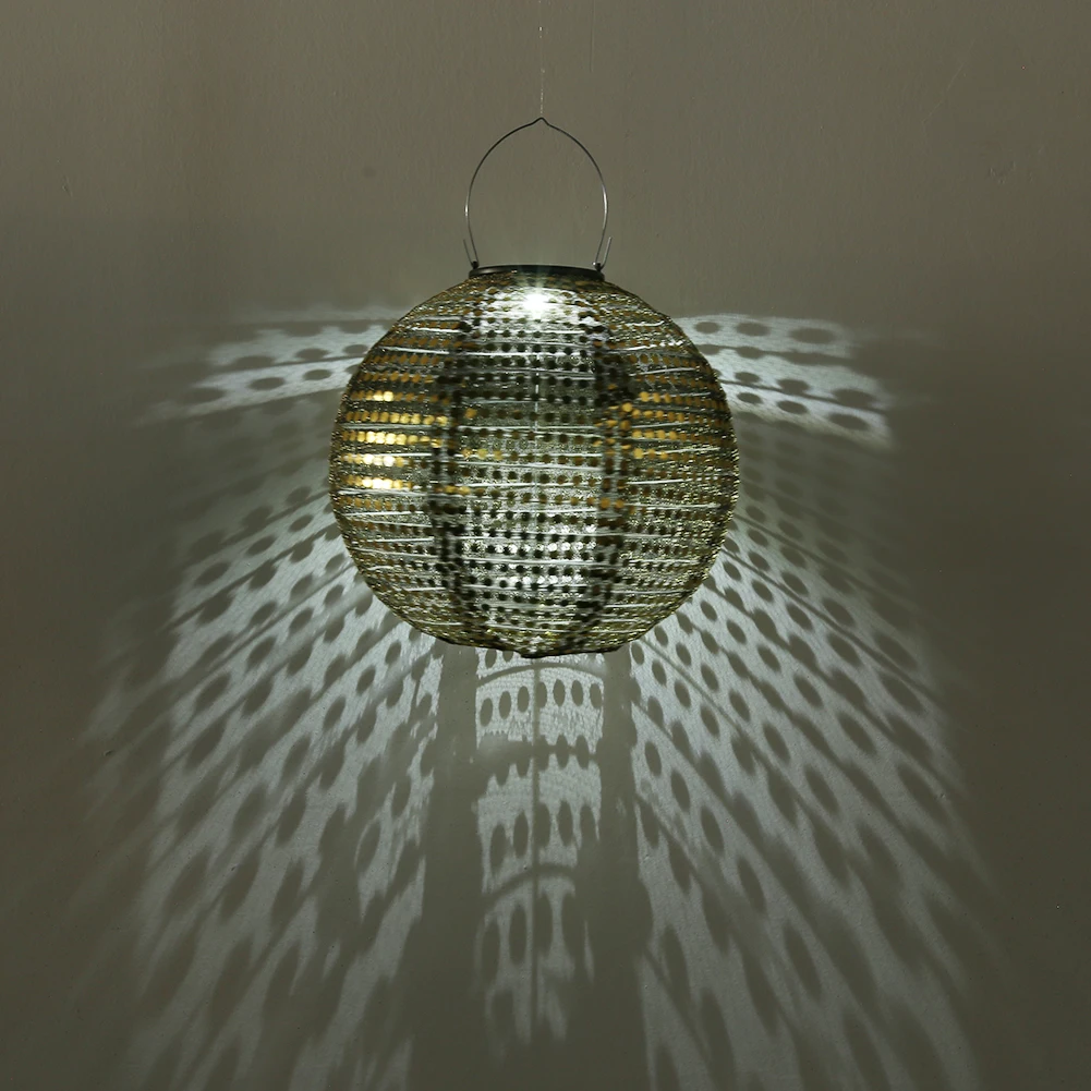 LED Solar Lantern Lamp Hollow-out Nylon Sequin Lantern Outdoor Hanging Light for Garden Yard Patio Ornament for Restaurant Home
LED Solar Lantern Lamp Hollow-out Nylon Sequin Lantern Outdoor Hanging Light for Garden Yard Patio Ornament for Restaurant Home