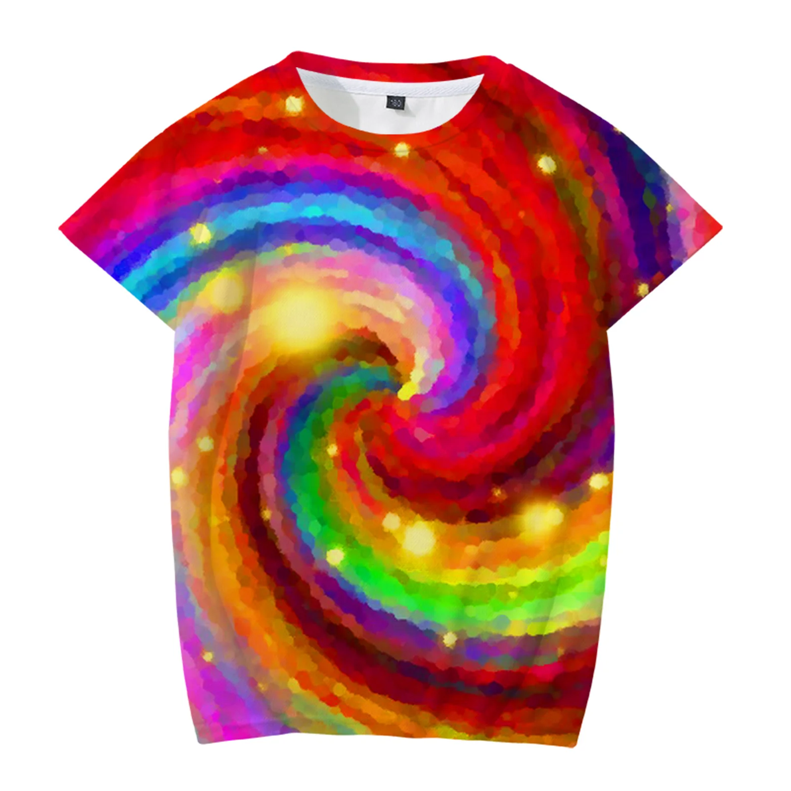 Summer Leisure Tie Dye Style Time Boys Girls T-shirt Boy Summer Short Sleeve Polyester Girl Cute Top 4 To14y Children's Tshirt
Summer Leisure Tie Dye Style Time Boys Girls T-shirt Boy Summer Short Sleeve Polyester Girl Cute Top 4 To14y Children's Tshirt
