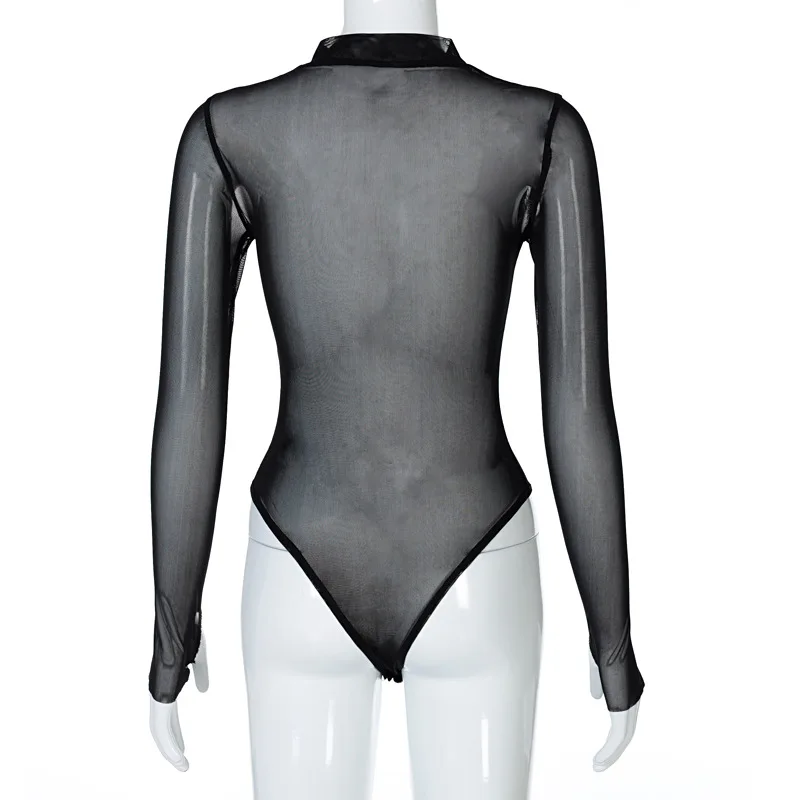 Patchwork Denim Mesh Bodysuit Long Sleeve Sexy Rompers Women Transparent Bodycon Bodysuits Black Club Streetwear ASJU20397
Patchwork Denim Mesh Bodysuit Long Sleeve Sexy Rompers Women Transparent Bodycon Bodysuits Black Club Streetwear ASJU20397