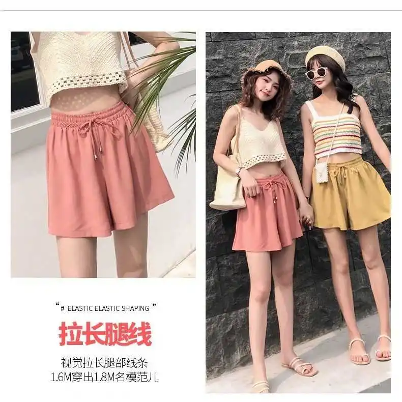 Summer New Fashion Chiffon shorts children's Korean loose wide leg high waist ins 3-point sports shorts for women
Summer New Fashion Chiffon shorts children's Korean loose wide leg high waist ins 3-point sports shorts for women