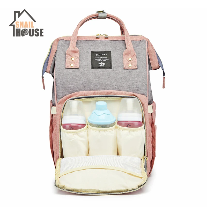 Snailhouse Mummy Bag Maternity Baby Diaper Bags Large Capacity Nursing Bag Woman Travel Backpack Designer Baby Care Nappy Bags
Snailhouse Mummy Bag Maternity Baby Diaper Bags Large Capacity Nursing Bag Woman Travel Backpack Designer Baby Care Nappy Bags