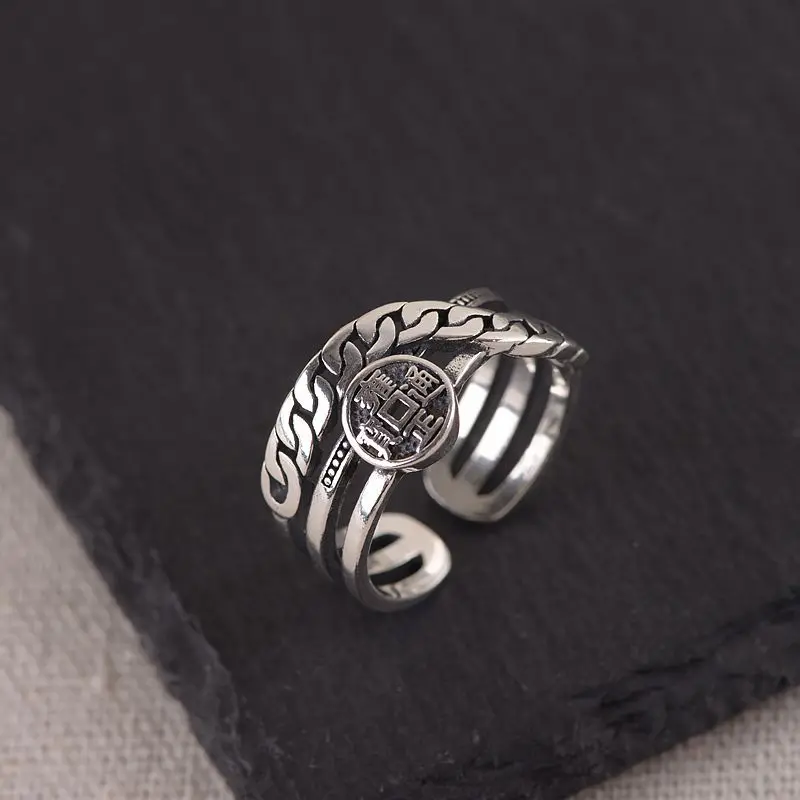 FNJ 925 Silver Ring Adjustable Size 100% Original Real S925 Solid Silver Rings for Women Jewelry Fine Simple Rope
FNJ 925 Silver Ring Adjustable Size 100% Original Real S925 Solid Silver Rings for Women Jewelry Fine Simple Rope