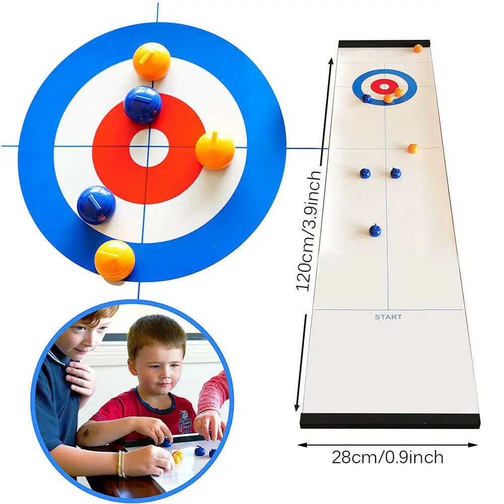 HOT Foldable Mini Table Tabletop Curling Ball Board Games For Kid Adult Children's Toys Family School Travel Family Party Game
HOT Foldable Mini Table Tabletop Curling Ball Board Games For Kid Adult Children's Toys Family School Travel Family Party Game