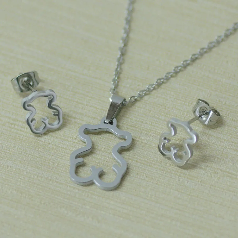 Earrings Jewelry Hollow Wedding Bear Sets Pendant Sets Ring Heart Gift Unisex Necklaces For Fashion Cute Women Design
Earrings Jewelry Hollow Wedding Bear Sets Pendant Sets Ring Heart Gift Unisex Necklaces For Fashion Cute Women Design