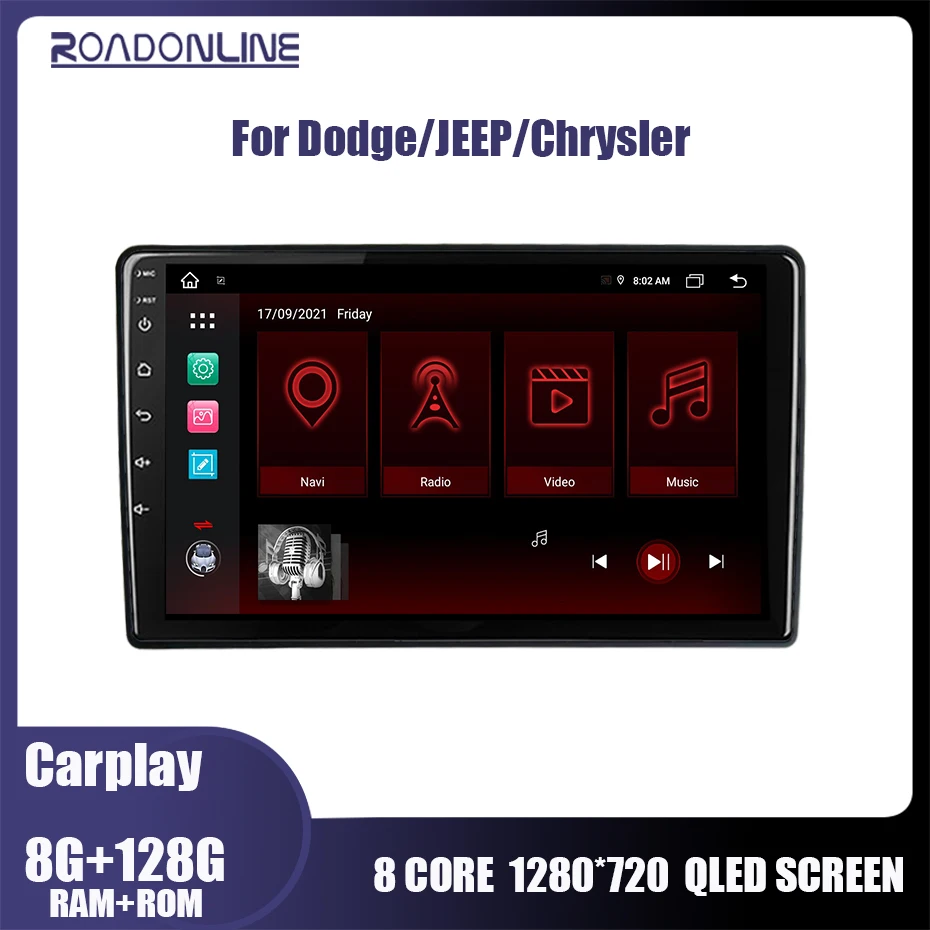 Автомагнитола 8 + 256 ГБ Android для Dodge/Jeep/Chrysler, DVD-плеер, головное устройство, GPS-навигация, Wi-Fi, 4G, QLED-дисплей 1280*720
Автомагнитола 8 + 256 ГБ Android для Dodge/Jeep/Chrysler, DVD-плеер, головное устройство, GPS-навигация, Wi-Fi, 4G, QLED-дисплей 1280*720