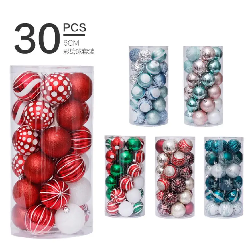 High Quality 30PC 6cm Christmas balls Christmas Xmas Tree Ball Bauble Hanging Home Party Ornament Decor Delicate and festive
High Quality 30PC 6cm Christmas balls Christmas Xmas Tree Ball Bauble Hanging Home Party Ornament Decor Delicate and festive