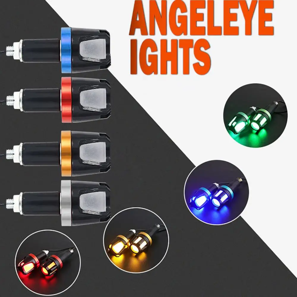 1PC Motorcycle LED Handle Bar End Indicator Grip Plug Turn Signal Light For 22mm Handlebar
1PC Motorcycle LED Handle Bar End Indicator Grip Plug Turn Signal Light For 22mm Handlebar