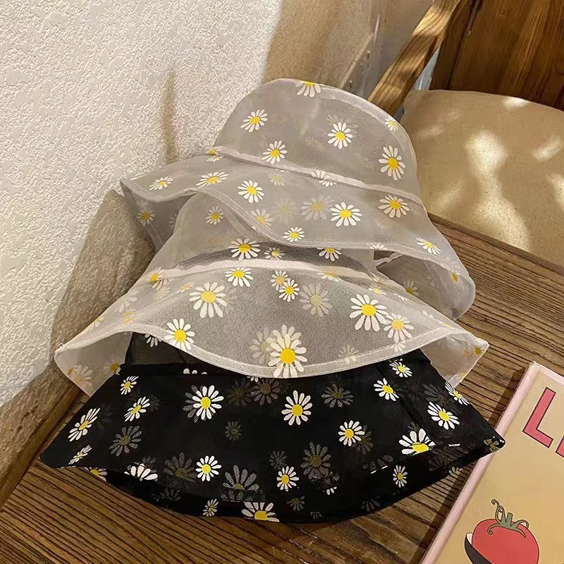 Women Daisy Flower Bucket Hat Mesh Fisherman Hat Beach Sun Cap Fishing Bucket Hat Summer Breathable Fisherman Hat Fashion
Women Daisy Flower Bucket Hat Mesh Fisherman Hat Beach Sun Cap Fishing Bucket Hat Summer Breathable Fisherman Hat Fashion