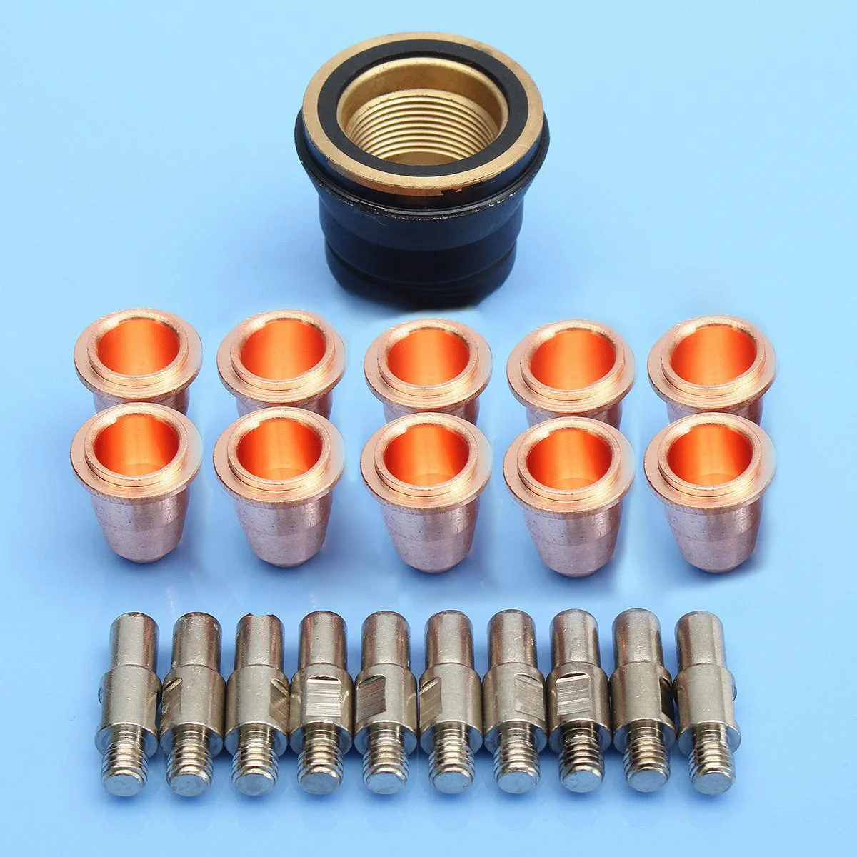 21pcs S45 Plasma Electrode PD0116-08 PR0110 Torch Cutter Tip W/ Cap For Trafimet
21pcs S45 Plasma Electrode PD0116-08 PR0110 Torch Cutter Tip W/ Cap For Trafimet