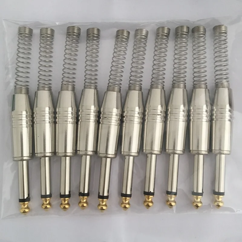 5 шт./лот 6,35 мм моно разъем для микрофона усилителя 6,5 мм аудио разъем 
5 шт./лот 6,35 мм моно разъем для микрофона усилителя 6,5 мм аудио разъем