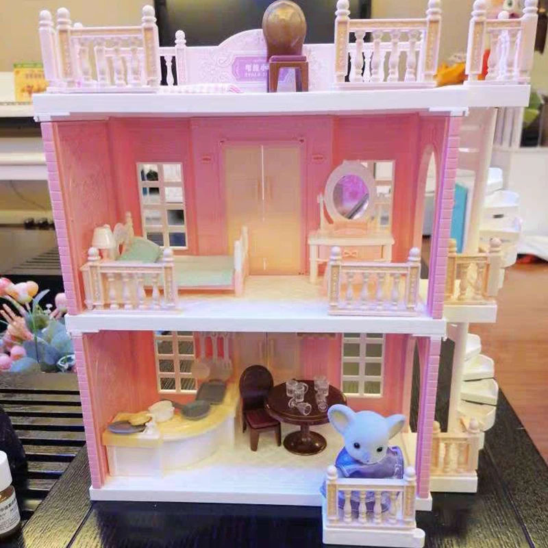 Japan Forest Sylvania Animal DIY Families Double Decker Bus Doll House Kitchen Miniature Dollhouse Furniture Toys for Children
Japan Forest Sylvania Animal DIY Families Double Decker Bus Doll House Kitchen Miniature Dollhouse Furniture Toys for Children