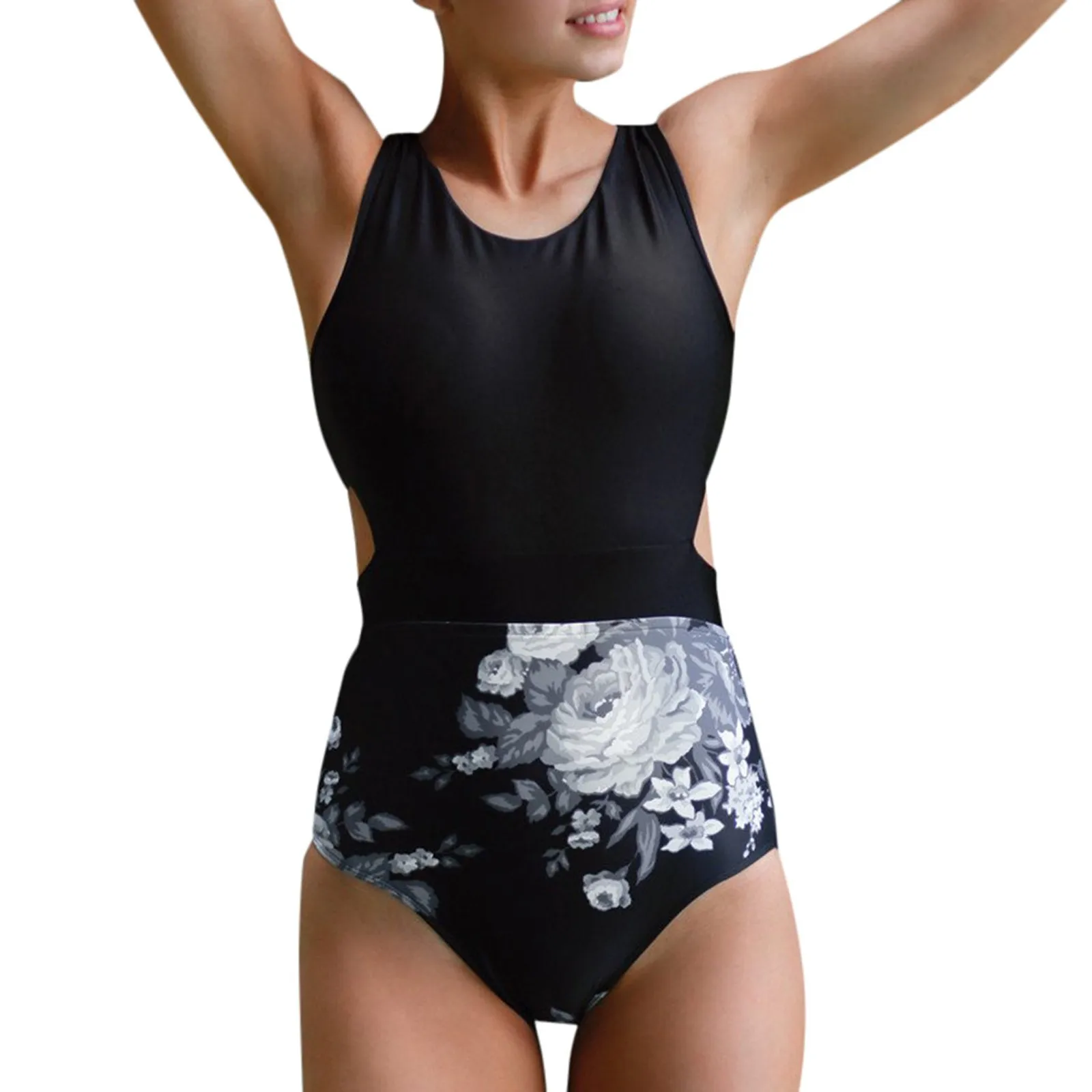 Women's one pc Swimsuit Flower Print Bikini Swimwear Beachwear Suit Beach Swimwear Bathing Suit Biquini Bodysuit Women
Women's one pc Swimsuit Flower Print Bikini Swimwear Beachwear Suit Beach Swimwear Bathing Suit Biquini Bodysuit Women