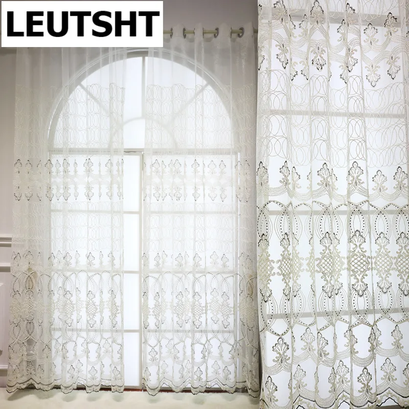 European Style Curtains for Living Dining Room Bedroom Light Luxury Beige Floor Window Embroidered Curtains Window
European Style Curtains for Living Dining Room Bedroom Light Luxury Beige Floor Window Embroidered Curtains Window