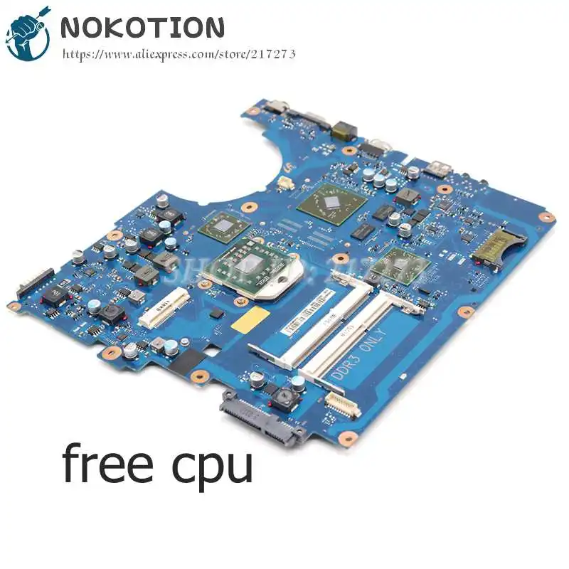 Материнская плата NOKOTION для Samsung NP-R525 R525, разъем S1 DDR3 HD7400M, бесплатный процессор, BA92-07590B BA92-07590A
Материнская плата NOKOTION для Samsung NP-R525 R525, разъем S1 DDR3 HD7400M, бесплатный процессор, BA92-07590B BA92-07590A