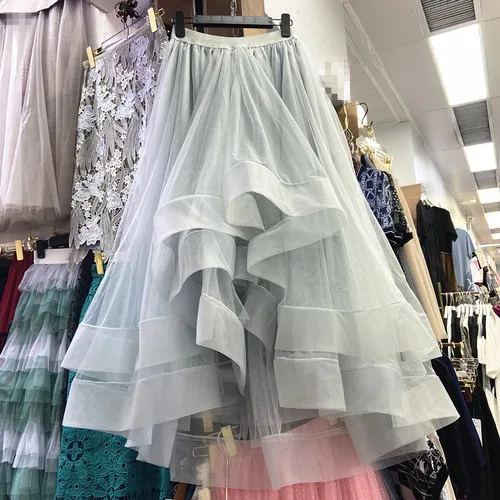 Irregular Mesh Skirt for Woman 2021 Summer NewDesign High Waist Temperament Fishtail Skirts Solid Color Jupe Longue Femme 
Irregular Mesh Skirt for Woman 2021 Summer NewDesign High Waist Temperament Fishtail Skirts Solid Color Jupe Longue Femme
