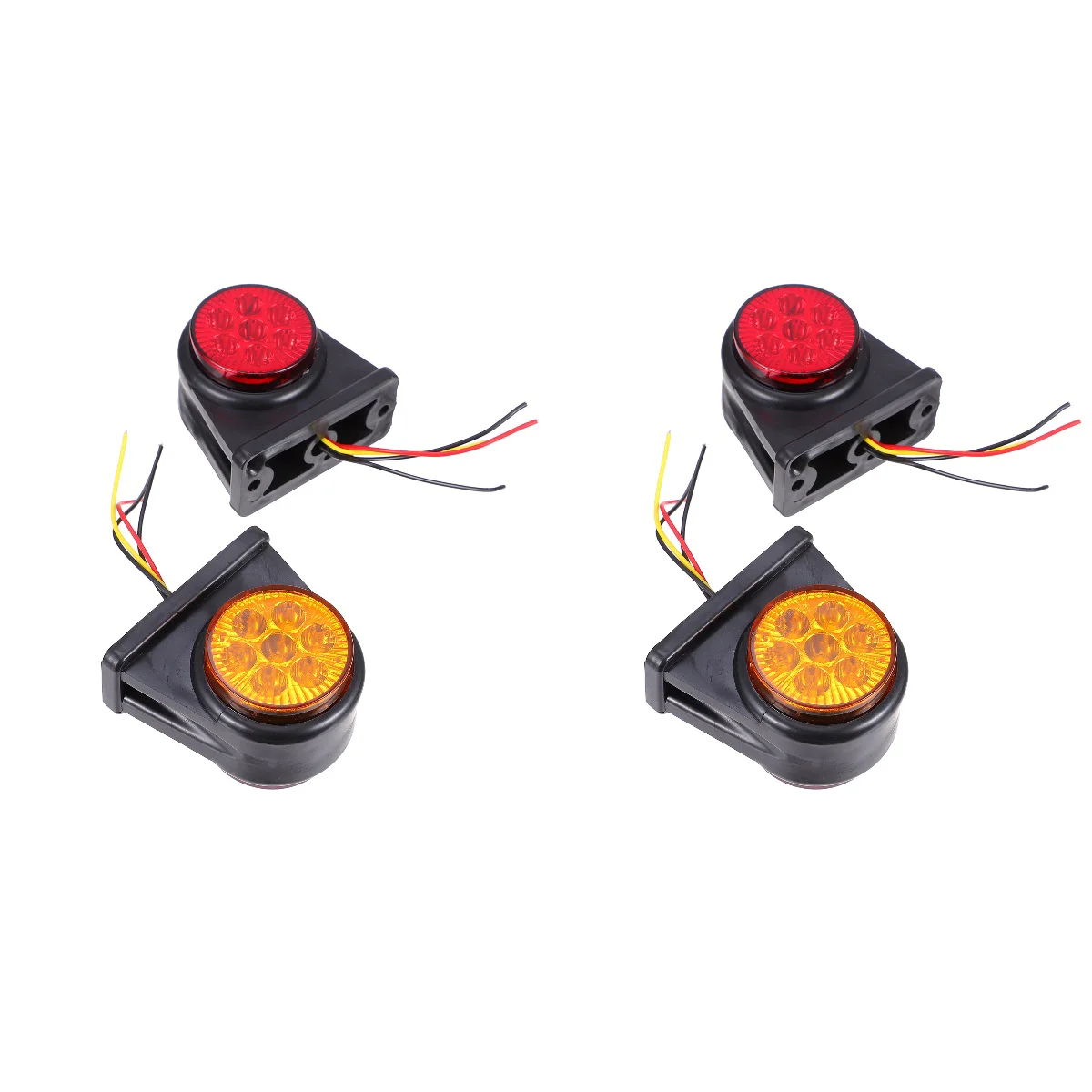 4 pcs Practical Double-side Trailer Rear Light High Brightness Lorry Warning Lamp
4 pcs Practical Double-side Trailer Rear Light High Brightness Lorry Warning Lamp