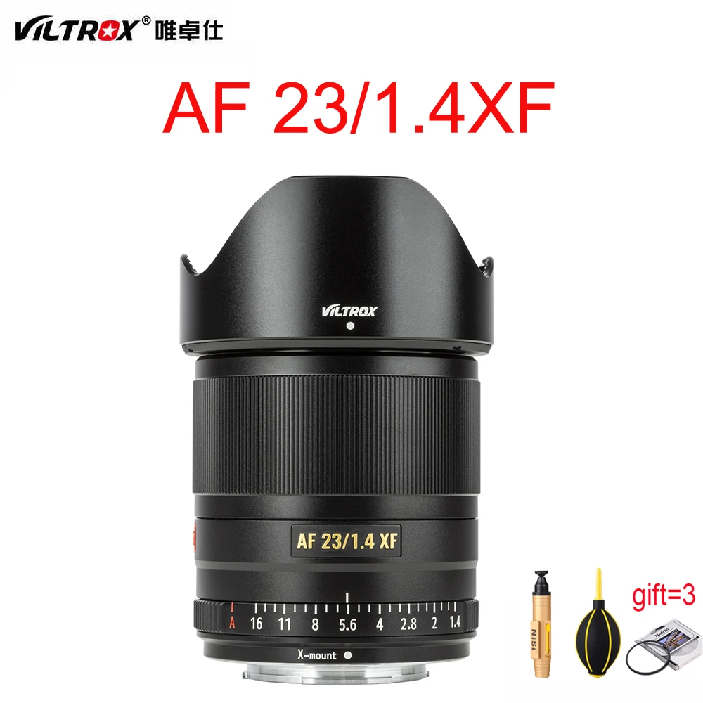 VILTROX 23mm F1.4 XF AF 23/1.4 STM Auto Focus Fixed black silver Lens for Fujifilm FUJI X X-T3 X-H1 X20 X-T30 X-T20 pro3 | Электроника