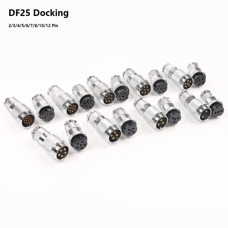 1 комплект DF25 GX25 стыковой Тип Женский Мужской авиации соединители проводов