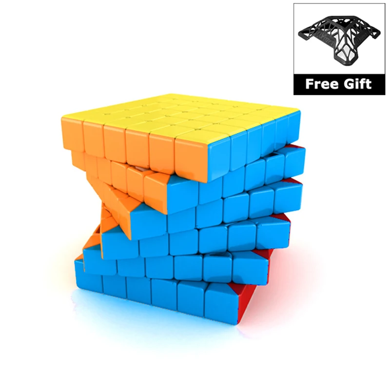 MOYU Meilong 6x6x6 Professonal Magic Cube Stickerless Speed Puzzle Educational Antistress Cube Toys for Adult with Bracket
MOYU Meilong 6x6x6 Professonal Magic Cube Stickerless Speed Puzzle Educational Antistress Cube Toys for Adult with Bracket