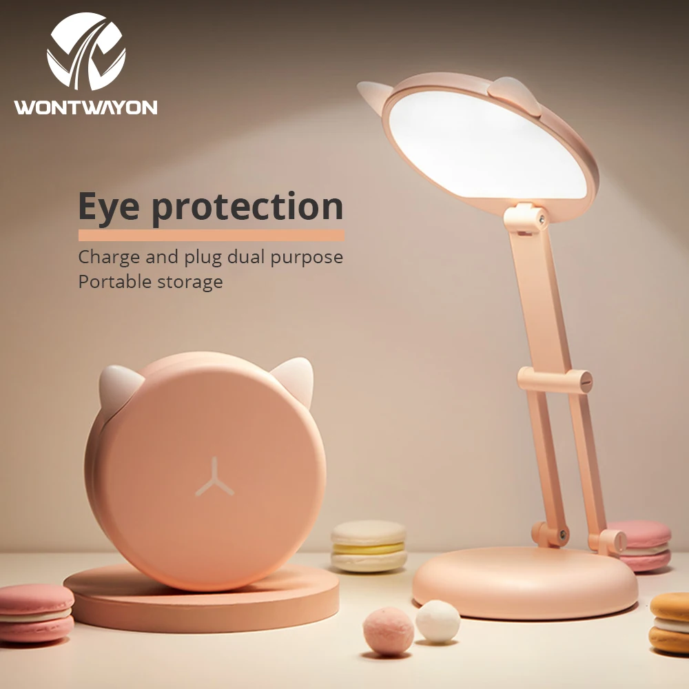 LED Cat Table Lamp Eye Protection Children's Reading Lamp Foldable Touch Dimming Bedside Lamp USB Charging Household Lighting
LED Cat Table Lamp Eye Protection Children's Reading Lamp Foldable Touch Dimming Bedside Lamp USB Charging Household Lighting
