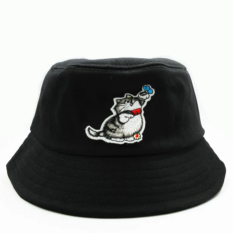 LDSLYJR Cat animal embroidery cotton Bucket Hat Fisherman Hat outdoor travel hat Sun Cap Hats for men and Women
LDSLYJR Cat animal embroidery cotton Bucket Hat Fisherman Hat outdoor travel hat Sun Cap Hats for men and Women