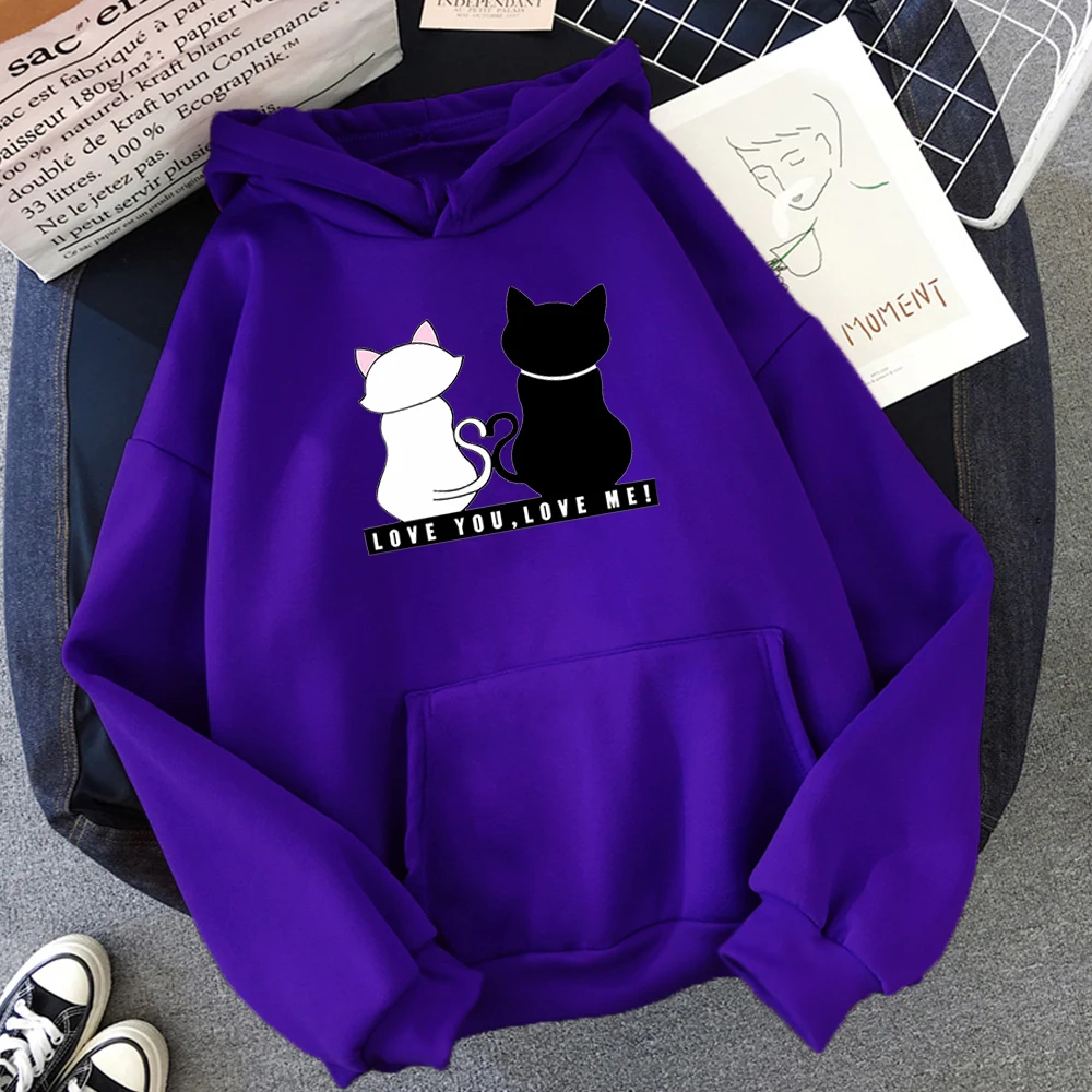 Autumn Fashion Casual Streetwear Men Cats Love You Love Me Hoodies Fleece Warm Harajuku Sweatshirts Comics Hip Hop Mens Hooded
Autumn Fashion Casual Streetwear Men Cats Love You Love Me Hoodies Fleece Warm Harajuku Sweatshirts Comics Hip Hop Mens Hooded