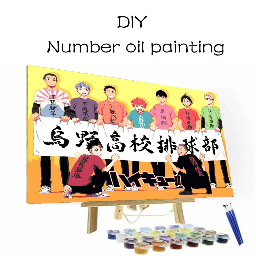 Classic Japanese Anime Volleyball Teenager Poster DIY Painting By Number Canvas Wall Painting Teenager Bedroom Decoration Mural
Classic Japanese Anime Volleyball Teenager Poster DIY Painting By Number Canvas Wall Painting Teenager Bedroom Decoration Mural