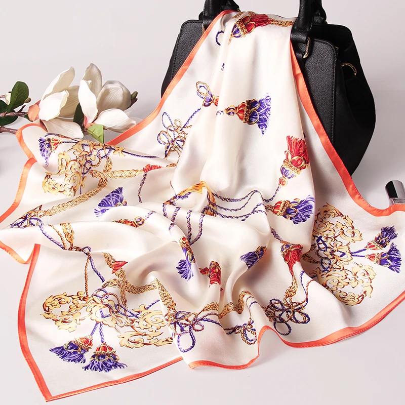 100% Real Silk Square Neckerchief For Women Small Square Silk Scarf Hangzhou Natural Silk Print Headscarf Bandana 65X65cm
100% Real Silk Square Neckerchief For Women Small Square Silk Scarf Hangzhou Natural Silk Print Headscarf Bandana 65X65cm