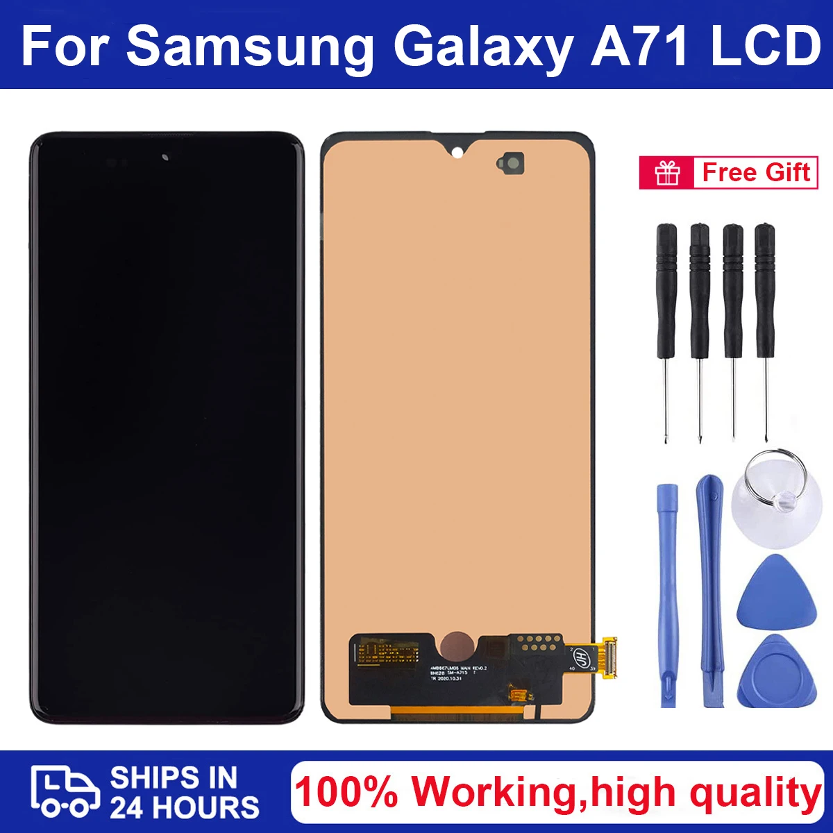 ЖК-дисплей 6,7 дюйма с рамкой для Samsung Galaxy A71, ЖК-дисплей A715 SM-A715F A715W A715X A715FD, сенсорный экран с цифровым преобразователем в сборе
ЖК-дисплей 6,7 дюйма с рамкой для Samsung Galaxy A71, ЖК-дисплей A715 SM-A715F A715W A715X A715FD, сенсорный экран с цифровым преобразователем в сборе