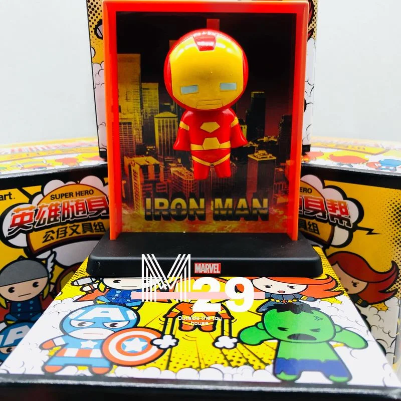 Anime Marvel The Avengers Q Version Iron Man Plastic Toy Figures Ornaments Collection Business Card Holder Model Toy Gifts
Anime Marvel The Avengers Q Version Iron Man Plastic Toy Figures Ornaments Collection Business Card Holder Model Toy Gifts