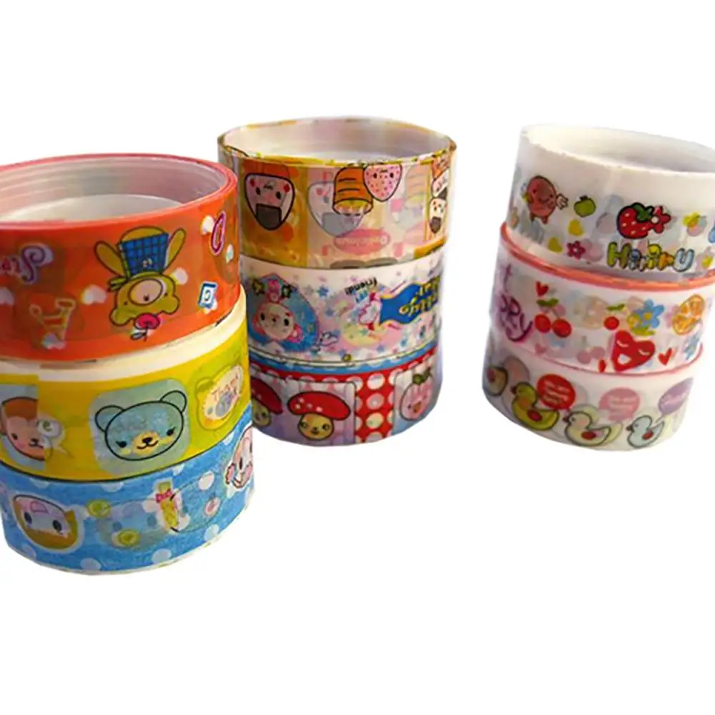 10 Rolls Kawai Lovely Decor Cartoon Tapes Scrapbooking Adhesive Paper Stickers 
10 Rolls Kawai Lovely Decor Cartoon Tapes Scrapbooking Adhesive Paper Stickers