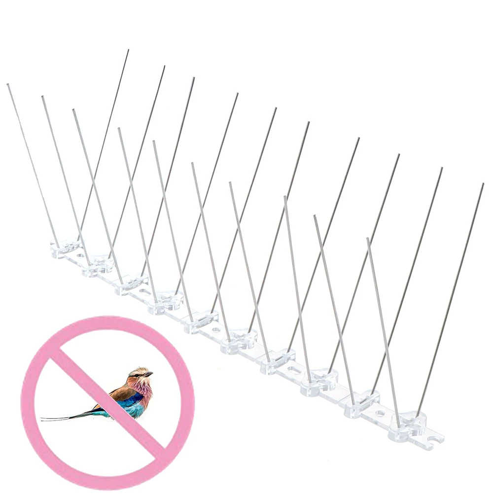 Stainless Steel 25cm Bird Repellent Spikes Eco-friendly Anti Pigeon Nail Bird Deterrent Tool For Pigeons Owl Small Birds Fence
Stainless Steel 25cm Bird Repellent Spikes Eco-friendly Anti Pigeon Nail Bird Deterrent Tool For Pigeons Owl Small Birds Fence