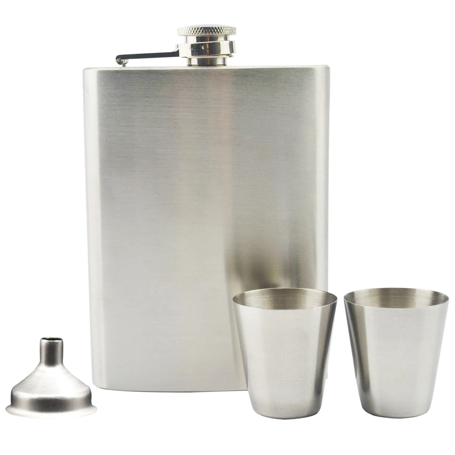 8oz 9oz Portable Stainless Steel Hip Flask Whiskey Wine Pot Fluid-Tight with Gift Box Stainless Steel Shot Cups and Funnel
8oz 9oz Portable Stainless Steel Hip Flask Whiskey Wine Pot Fluid-Tight with Gift Box Stainless Steel Shot Cups and Funnel