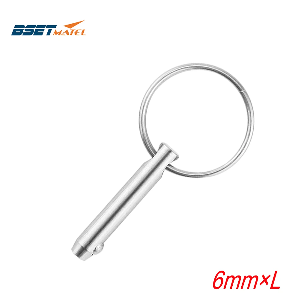 6mm BSET MATEL Marine Grade 316 Stainless Steel Quick Release Ball Pin for Boat Bimini Top Deck Hinge Marine hardware Boat
6mm BSET MATEL Marine Grade 316 Stainless Steel Quick Release Ball Pin for Boat Bimini Top Deck Hinge Marine hardware Boat