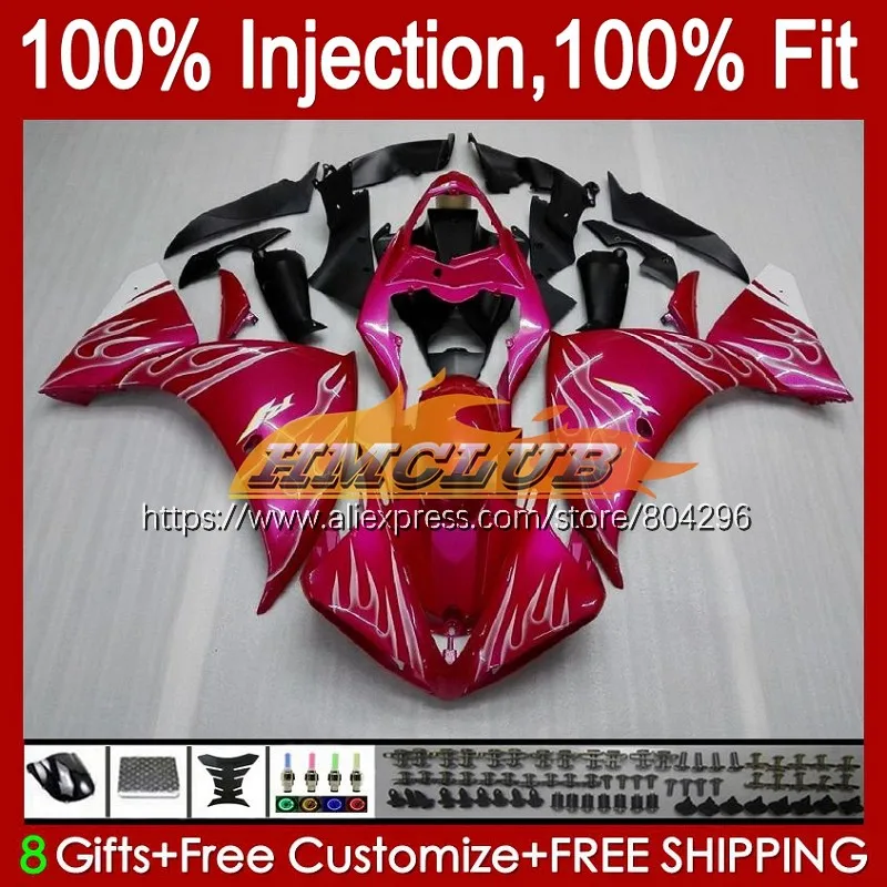 Injection For YAMAHA YZF R1 1000 R 1 YZF1000 124No.28 YZF-R1 YZFR1 09 10 Pink&flames 11 12 YZF-1000 2009 2010 2011 2012 Fairing
Injection For YAMAHA YZF R1 1000 R 1 YZF1000 124No.28 YZF-R1 YZFR1 09 10 Pink&flames 11 12 YZF-1000 2009 2010 2011 2012 Fairing