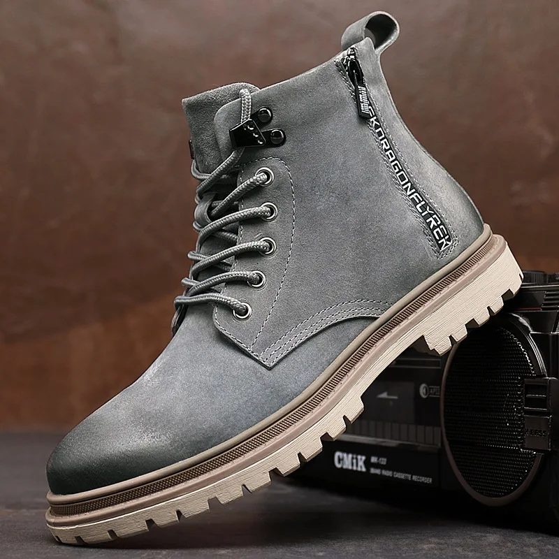 Men Shoes England Trend Casual Ankle Boots Zip Leather Male Wedding Dress Chelsea Boots Flats Zapatillas Hombre
Men Shoes England Trend Casual Ankle Boots Zip Leather Male Wedding Dress Chelsea Boots Flats Zapatillas Hombre