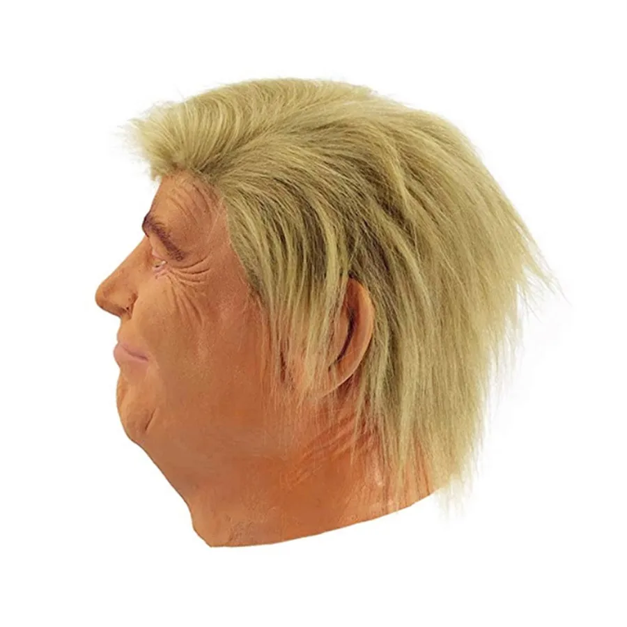 Трамп латексная маска на всю голову для лица масок праздничный Пасхальный костюм