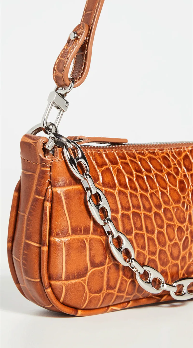 Lizard-print PU Leather One-shoulder Bags Mini Retro Vintage Lady Handbags Women Luxury Design underarm Rachel Bag Dropship
Lizard-print PU Leather One-shoulder Bags Mini Retro Vintage Lady Handbags Women Luxury Design underarm Rachel Bag Dropship