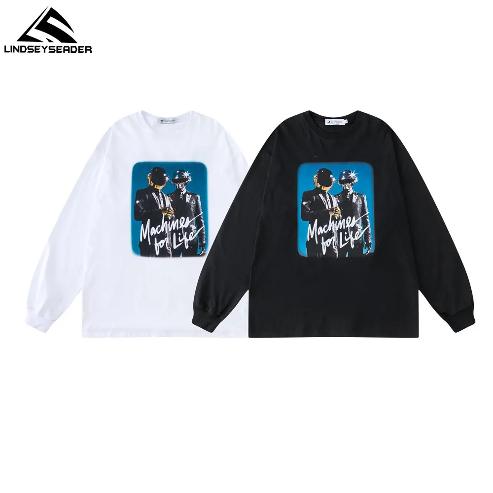 Autumn Tops Men's T-shirt Anime Girl Printed Hip Hop Oversized Streetwear Harajuku Full Sleeve T Shirt Cotton Tops Men Clothing
Autumn Tops Men's T-shirt Anime Girl Printed Hip Hop Oversized Streetwear Harajuku Full Sleeve T Shirt Cotton Tops Men Clothing