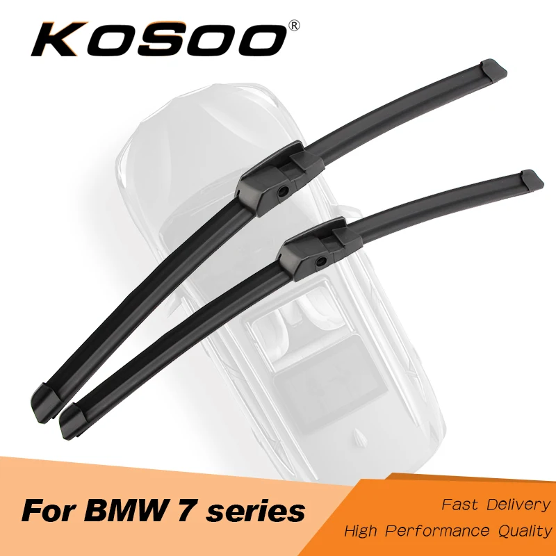 Щетки стеклоочистителя KOSOO для BMW 7 серии E65 E66 E67 E68 F01 F02 F03 F04 G11 G12 730Li 730i 735i 740 745i 750i 760i