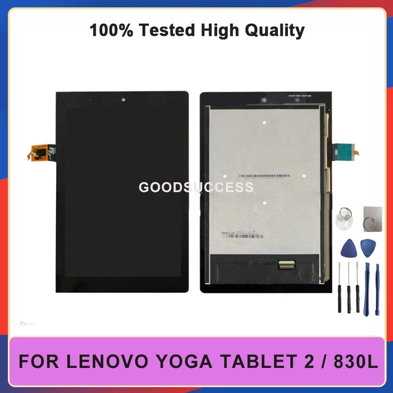 New For Lenovo YOGA Tablet 2 830f 830l LCD Display Touch Screen Panel Glass Assembly Replacement Screen Free Tools
New For Lenovo YOGA Tablet 2 830f 830l LCD Display Touch Screen Panel Glass Assembly Replacement Screen Free Tools