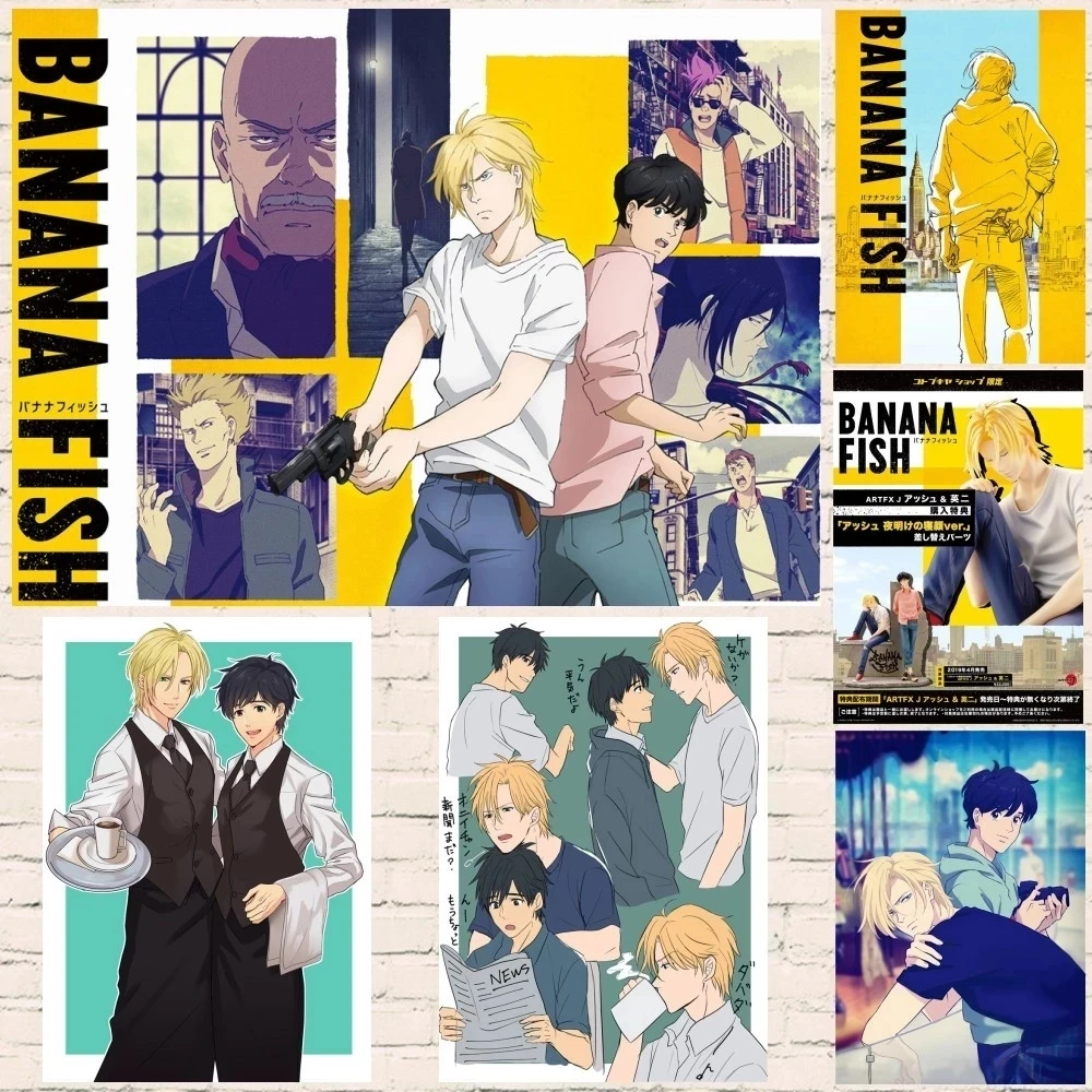 Modular Banana Fish Pictures Modern Home Decor Anime Poster Canvas No Frame Wall Artwork Prints Painting For Bedside Background
Modular Banana Fish Pictures Modern Home Decor Anime Poster Canvas No Frame Wall Artwork Prints Painting For Bedside Background
