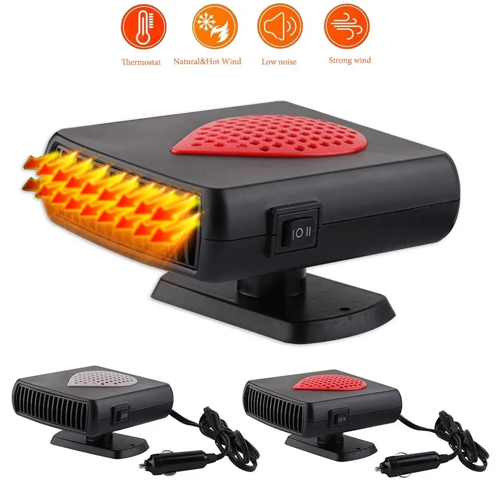 Portable Auto Car Heater Defroster Demister 12/24V 150W Electric Heater Windshield 360 Degree Rotation ABS Heating Cooling Fan
Portable Auto Car Heater Defroster Demister 12/24V 150W Electric Heater Windshield 360 Degree Rotation ABS Heating Cooling Fan